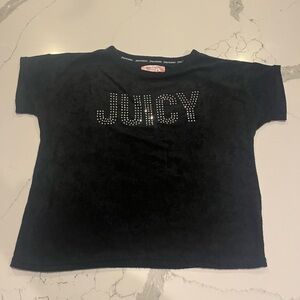 Juicy Couture Vintage Y2K 2000’s Sz Small Sleepwear Bedazzled Jewel Shirt Cute